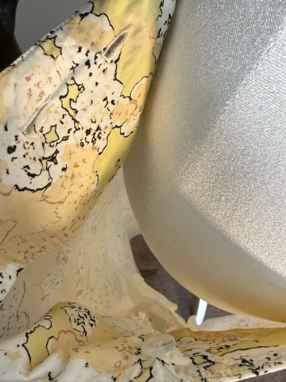 COS Floral Yellow Midi Wrap Skirt - Lightweight Summer Print - Picture 6 of 10